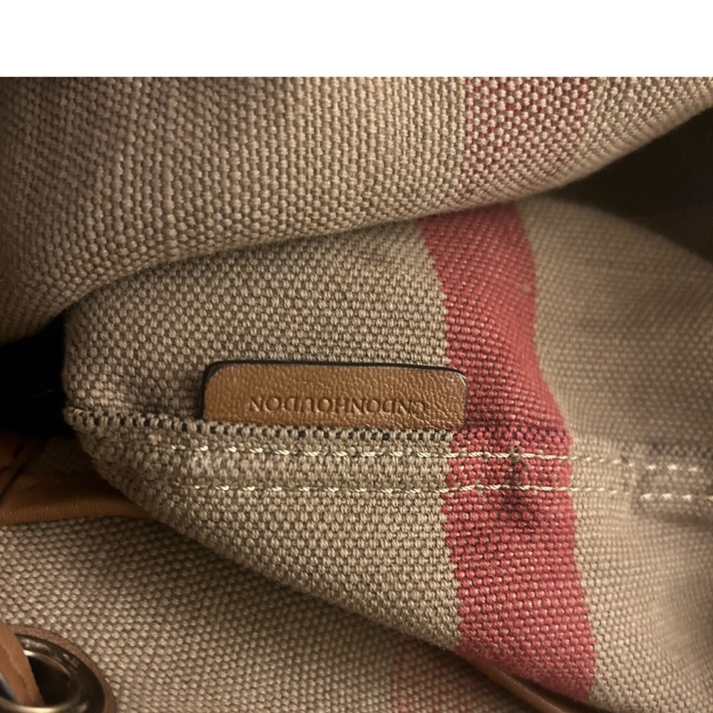 Authentic Burberry Canvas Backpack - image 4